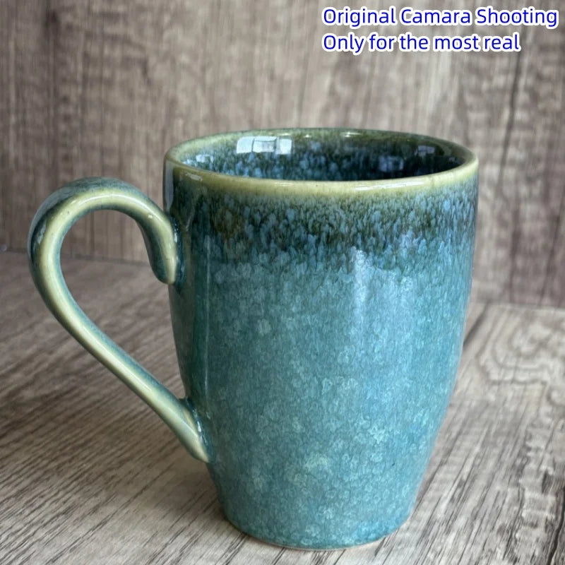 Ceramic Coffee Mug  for Cocoa Cappuccino Latte Cereal Chines Teacup Water Milk Cup Dishwasher Safe Microwave Safe