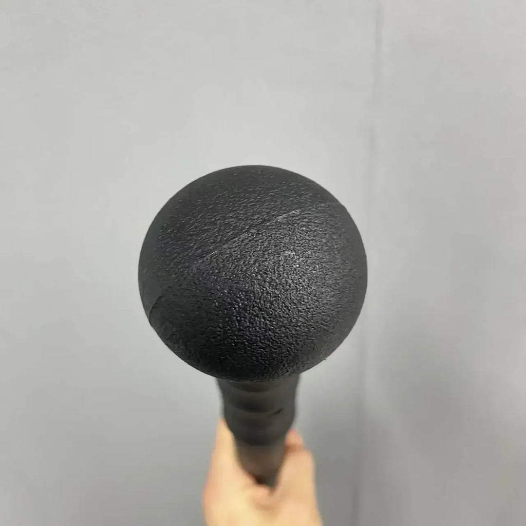 Outdoor Multifunctional Mountaineering Staff Plastic Solid Head Hiking Anti Slip Short Cane Defense Car Tools