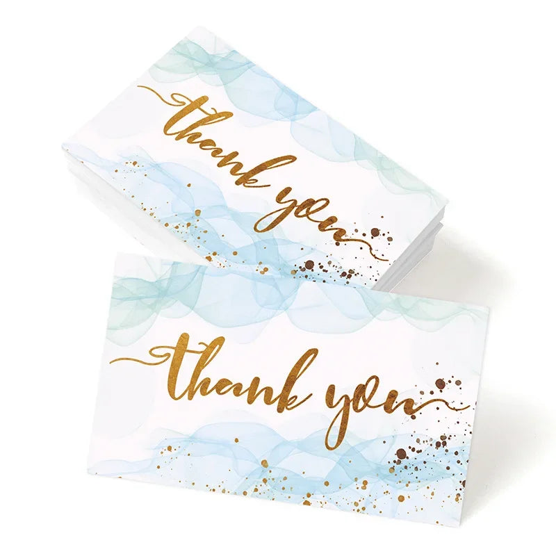 20/50/100pcs Thank You Card Gift Packaging Decor Card Wedding  Festival Party Gifts Card Invitation Card Business Label Tag Card
