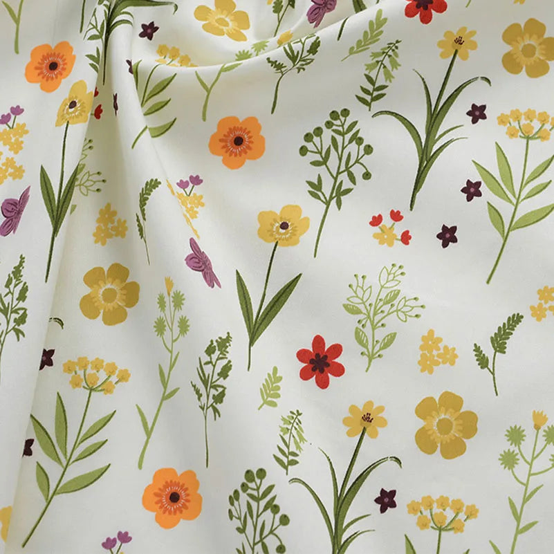 Liberty Quilting Fabric Twill Cloth for Patchwork Needlework Accessories by Half Meter
