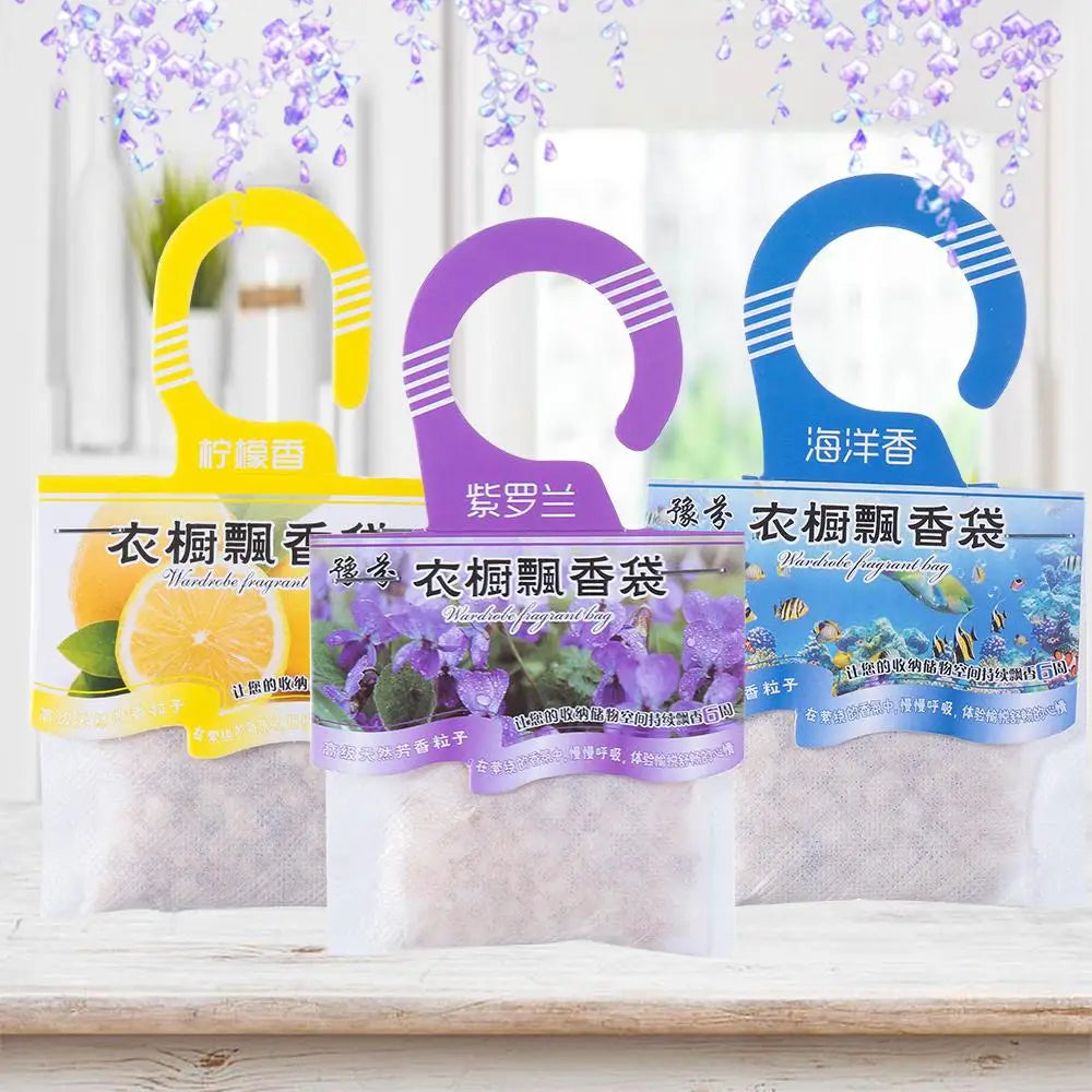 Cabinet Air Fresheners Natural Fragrances Hanging Spices Bag Wardrobe Deodorizing Paper Sachets Aromatherapy Bag Home Spices Bag