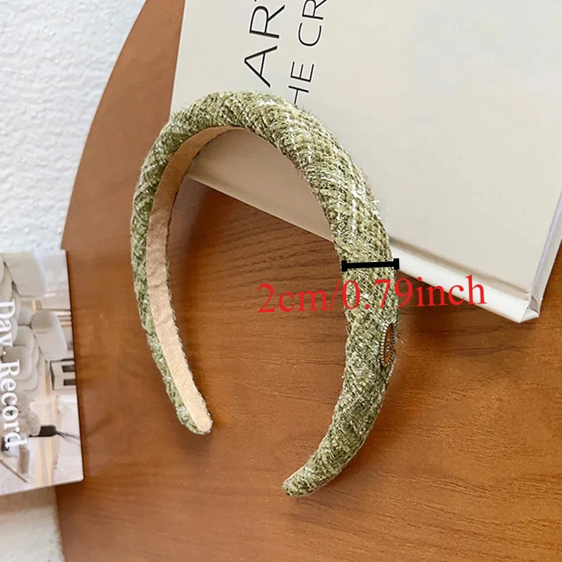 1.5 or 2cm Wide New  Elegant Bezel Retro Women Headband Girls Hair Bands Hairband Hoop for Wedding Party Holiday Hair Accessori