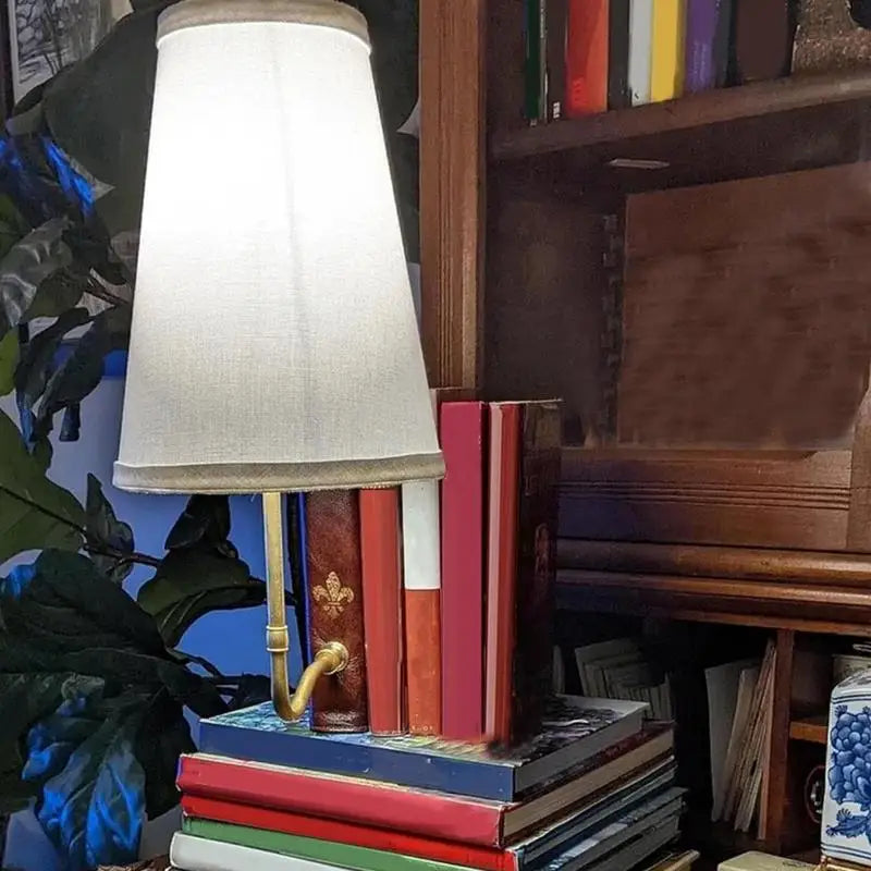 Classic Literature Lamp Night Light Table Desk Reading Book Light Nightstand Desk Lamps Classic Literary Lamp Creative