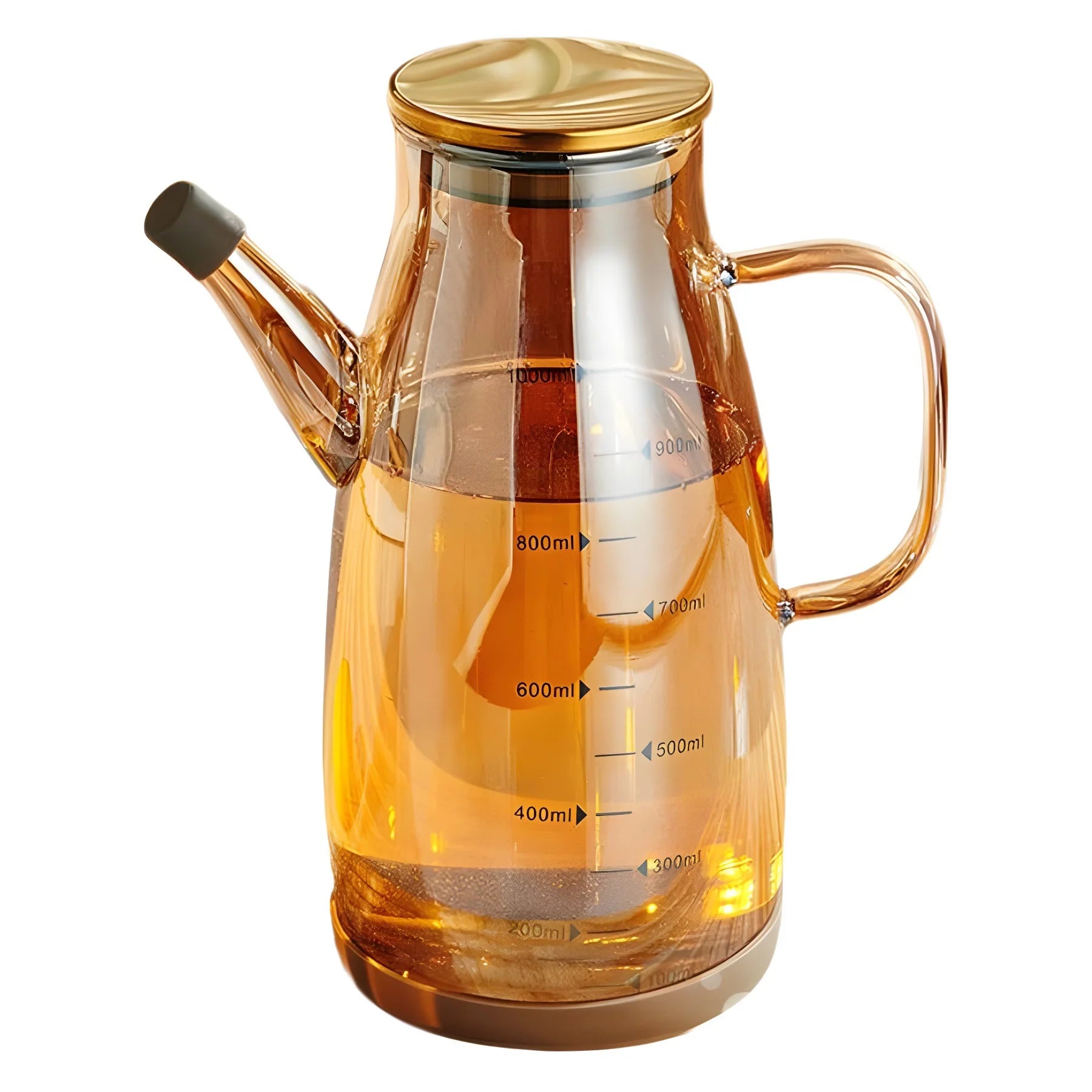 Glass Oil Jugs Household Kitchen Oil Borosilicate Oil Bottle Large-capacity Spice Filling Soy Sauce Bottle Vinegar Canning Jugs