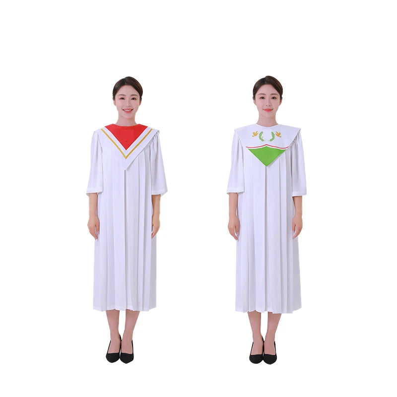 Loose High-end Robe Choir Hymn Dress Group Clothing Standard Christian Church Clergyman Attire Jesus Class Service Wear  JT013