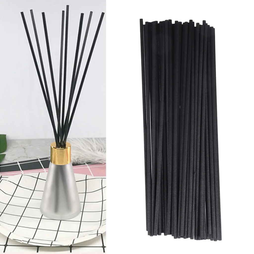 50Pcs Diffuser Sticks Essential Oil Reeds Diffuser Eco Friendly Fiber Natural Fragrance Home Decor Rattan Sticks