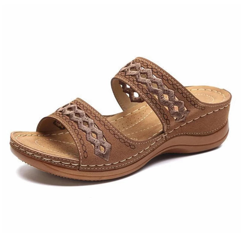 sandals women 2021 Summer Women Shoes Wedges Sandals Platform Casual  Roman Women's Sandals Beach Shoes Soft Female Shoes Woman