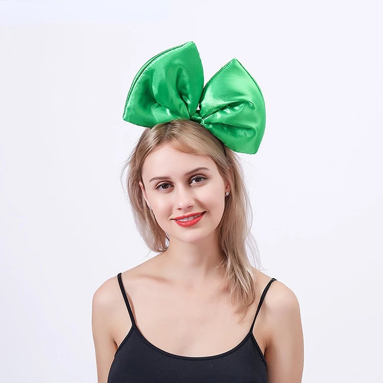 Women Girls  Bridal Big Hair Bow Knot Headband band  Hoop for Birthday Wedding  Cosplay Costume Party  Christmas