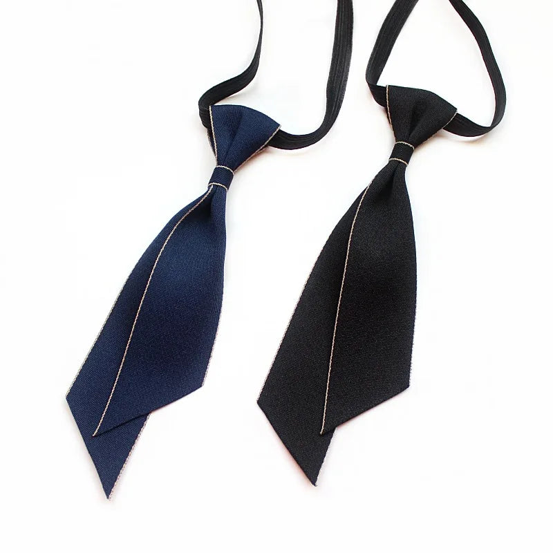 Simple Slim Neck Tie Bowtie Men's Women's Business Dress College Style Shirt Bow Collar Flower for Womens Children Accessories