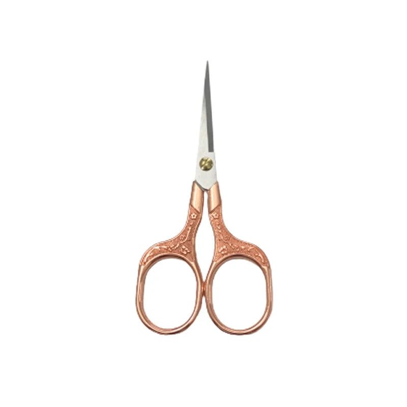 Small Vintage European Style Scissors Stainless Steel For Cross Stitch Cutting Embroidery Sewing Handcraft Craft DIY Art Work