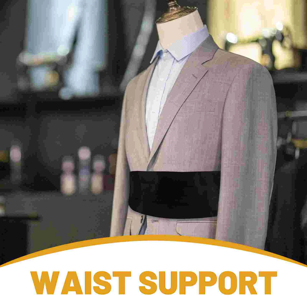 Men's Girdle but Belt Corset Suit Tuxedo Cummerbund Iron for Bridegroom Man Evening