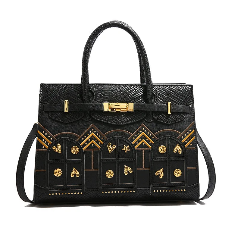 Spacious Vegan Leather Crossbody Bag, Detachable Strap for Commuter & Travel, TikTok-Viral Minimalist Capsule Wardrobe