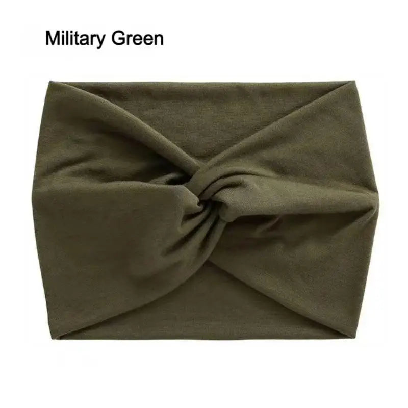 Wide Elastic Headband Hairband Pilates Yoga fitness Running Cycling Sweatband Turban Makeup Hair Hoop Makeup Headwrap for Women