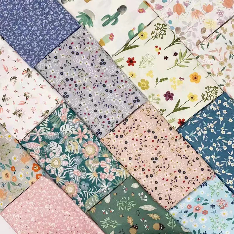Liberty Quilting Fabric Twill Cloth for Patchwork Needlework Accessories by Half Meter