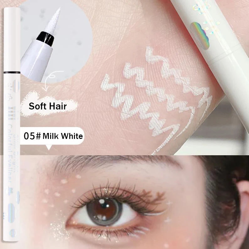 Eyeliner Lying Silkworm Pencil Undercover Draw Down To Non-Smudge Fine Natural Long-lasting Waterproof Eyes Liner Beauty Makeup