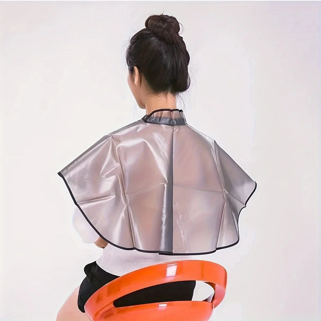 Men's and women's waterproof hair salon shawl, suitable for hairdressing, shampooing, dyeing hair, professional styling apron