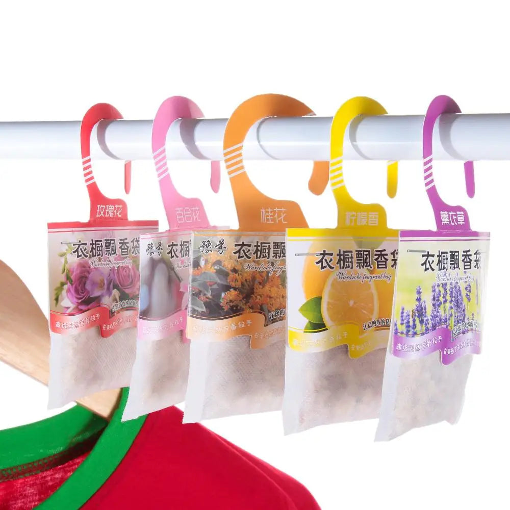 Cabinet Air Fresheners Natural Fragrances Hanging Spices Bag Wardrobe Deodorizing Paper Sachets Aromatherapy Bag Home Spices Bag