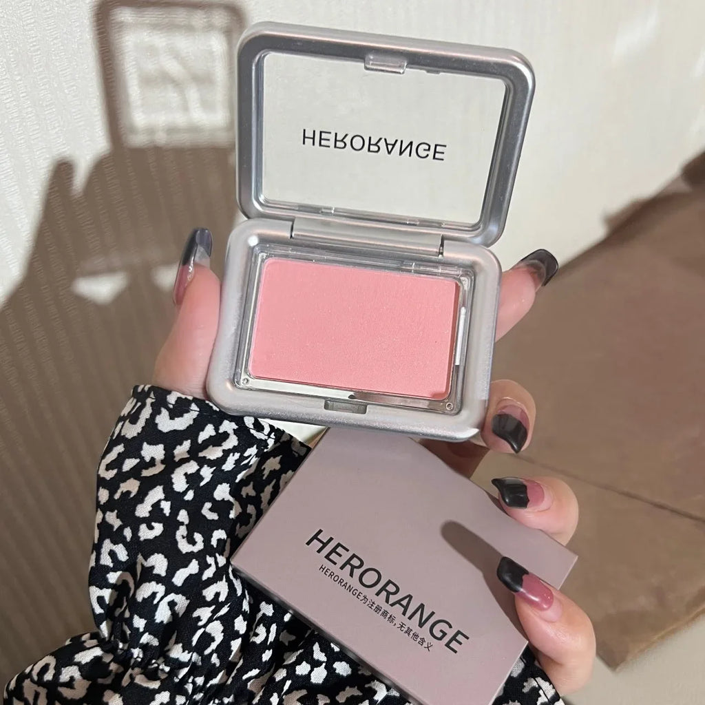 5 Colors Cream Blusher Powder Palette Natural Long Lasting Makeup Rouge Clear Peach Pink Cheek Contouring Korean Blush Cosmetics