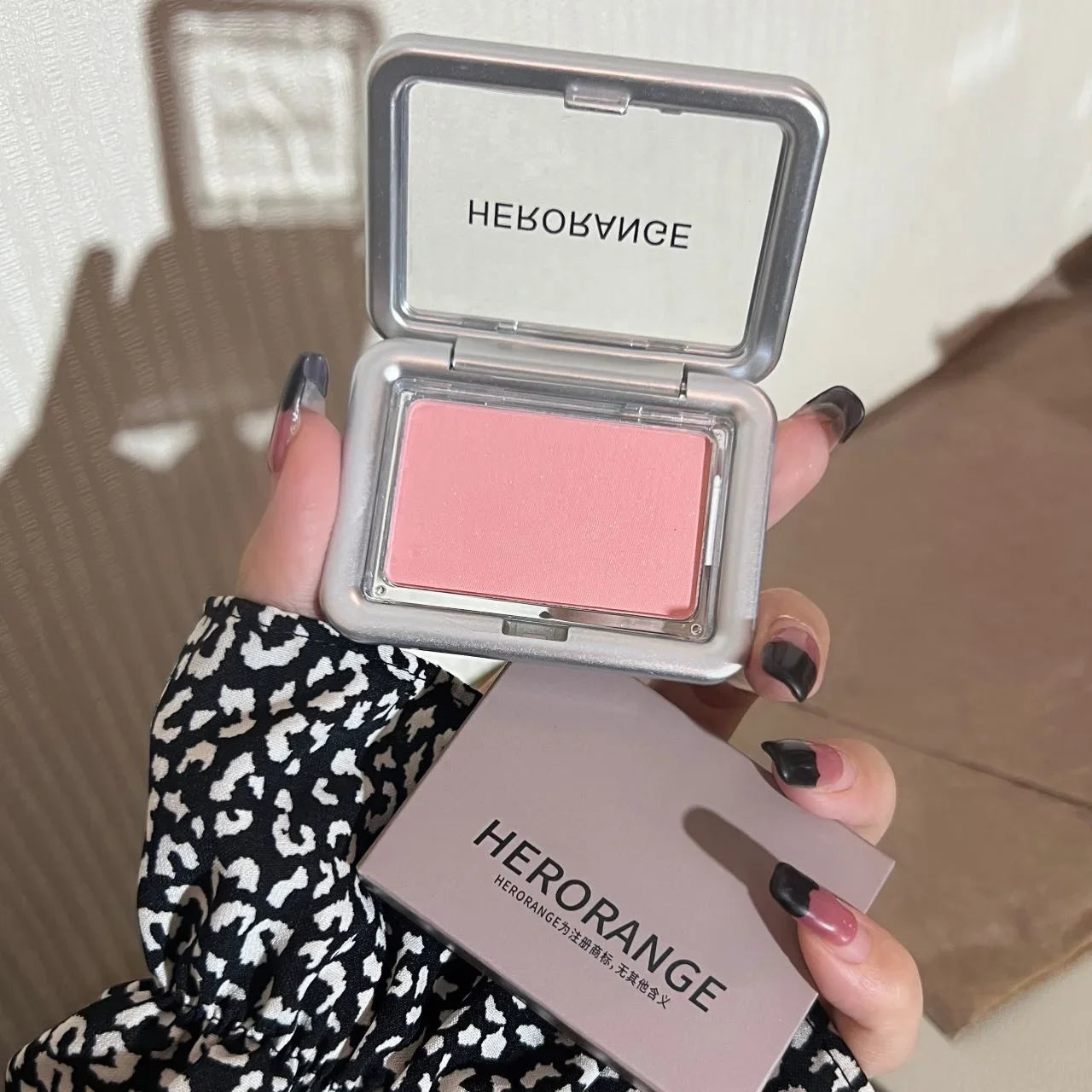 5 Colors Cream Blusher Powder Palette Natural Long Lasting Makeup Rouge Clear Peach Pink Cheek Contouring Korean Blush Cosmetics