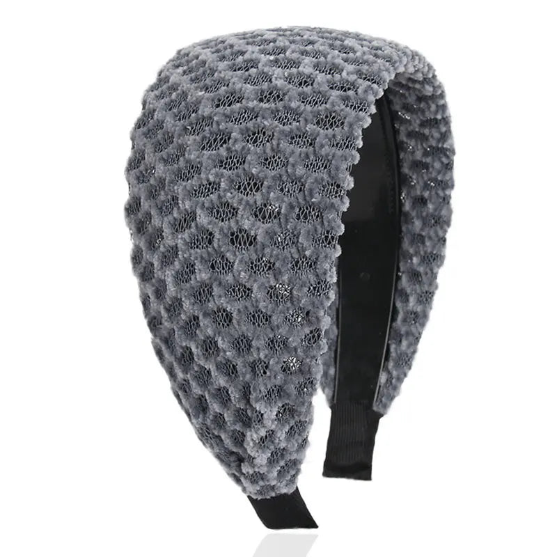 New, wide-brimmed headband, covering white hair, women's face washing, makeup headband, autumn and winter hair accessories.