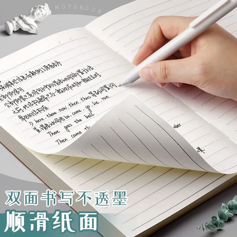 Notebook b5 Thick Notebook a5 Cowhide Minimalist For College Students a4 Ultra Thick Blank Notebook, Paper Notebook, Horizontal