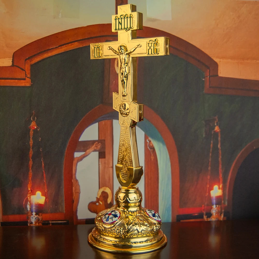 Orthodox Greek Cross Blessing Cross Articulos Religiosos Catolicos Church Decoration Cruz Pectoral