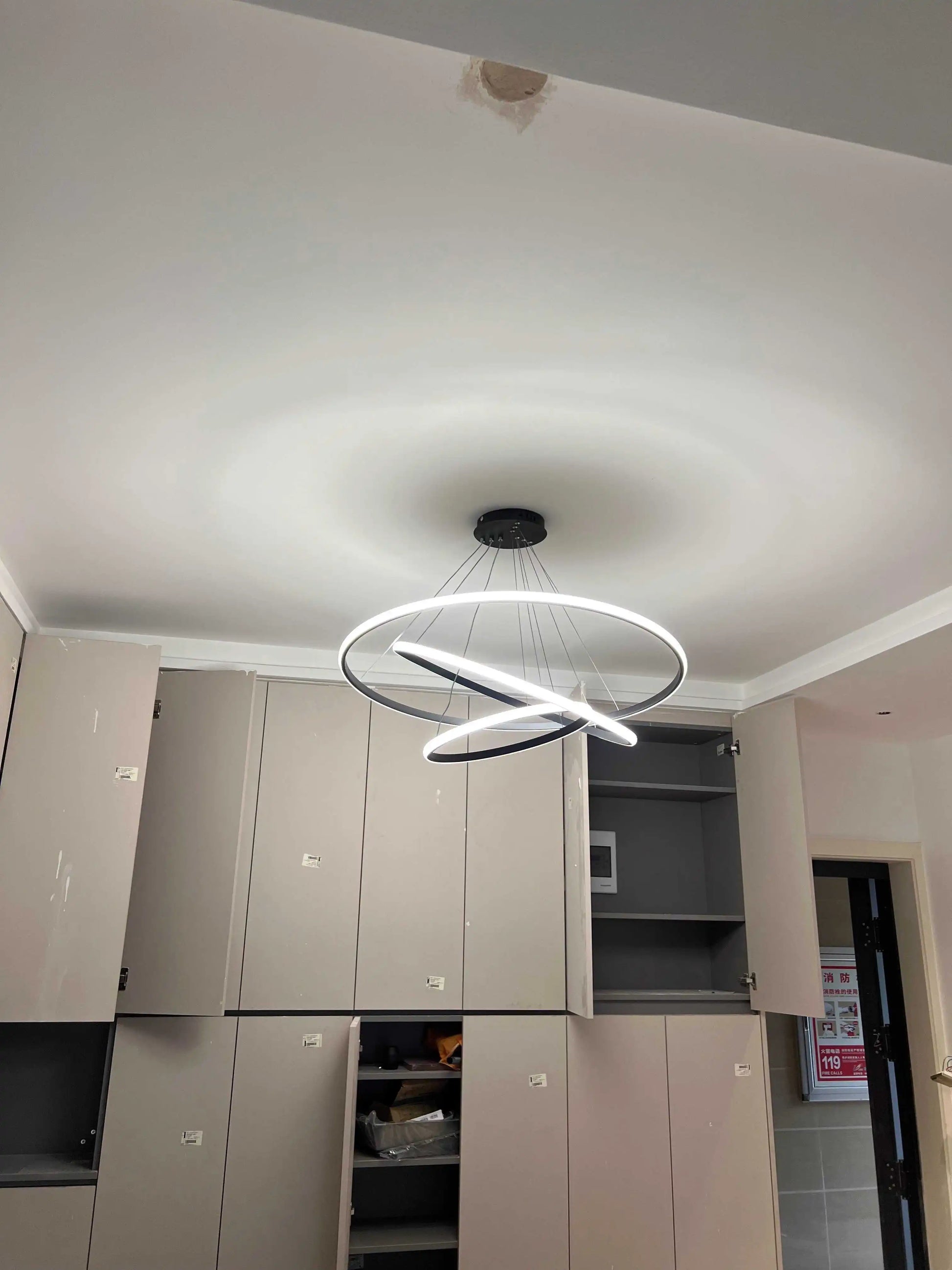 New Nordic minimalist and fashionable smart LED ceiling lights for bedrooms, living rooms, and main hall lights