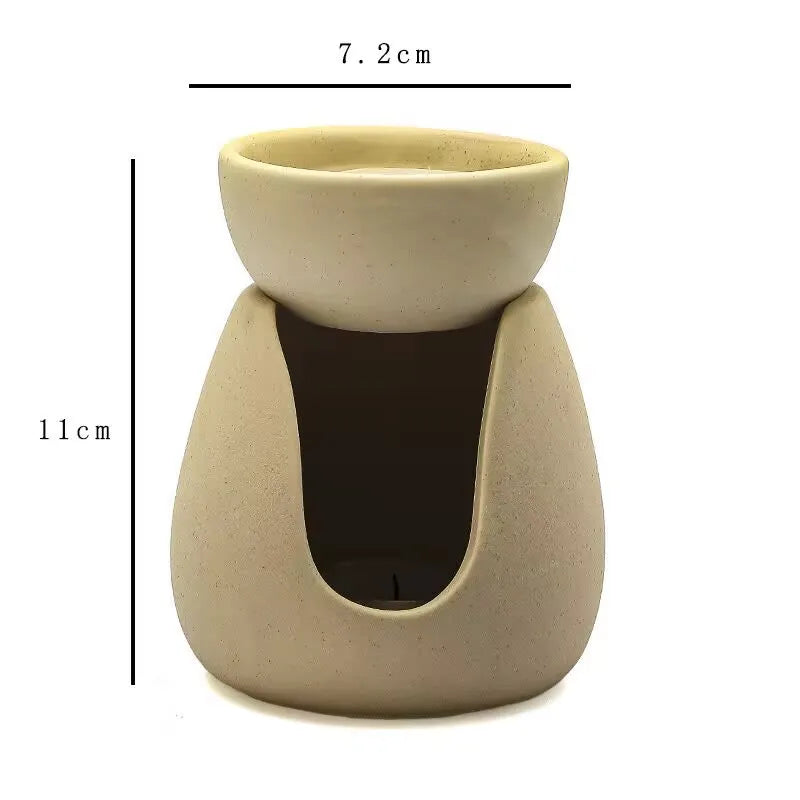 Fine ceramic decorative ceramic oil burner, aroma lamp, tea light holder, aroma diffuser, essential oil and wax heater drop ship