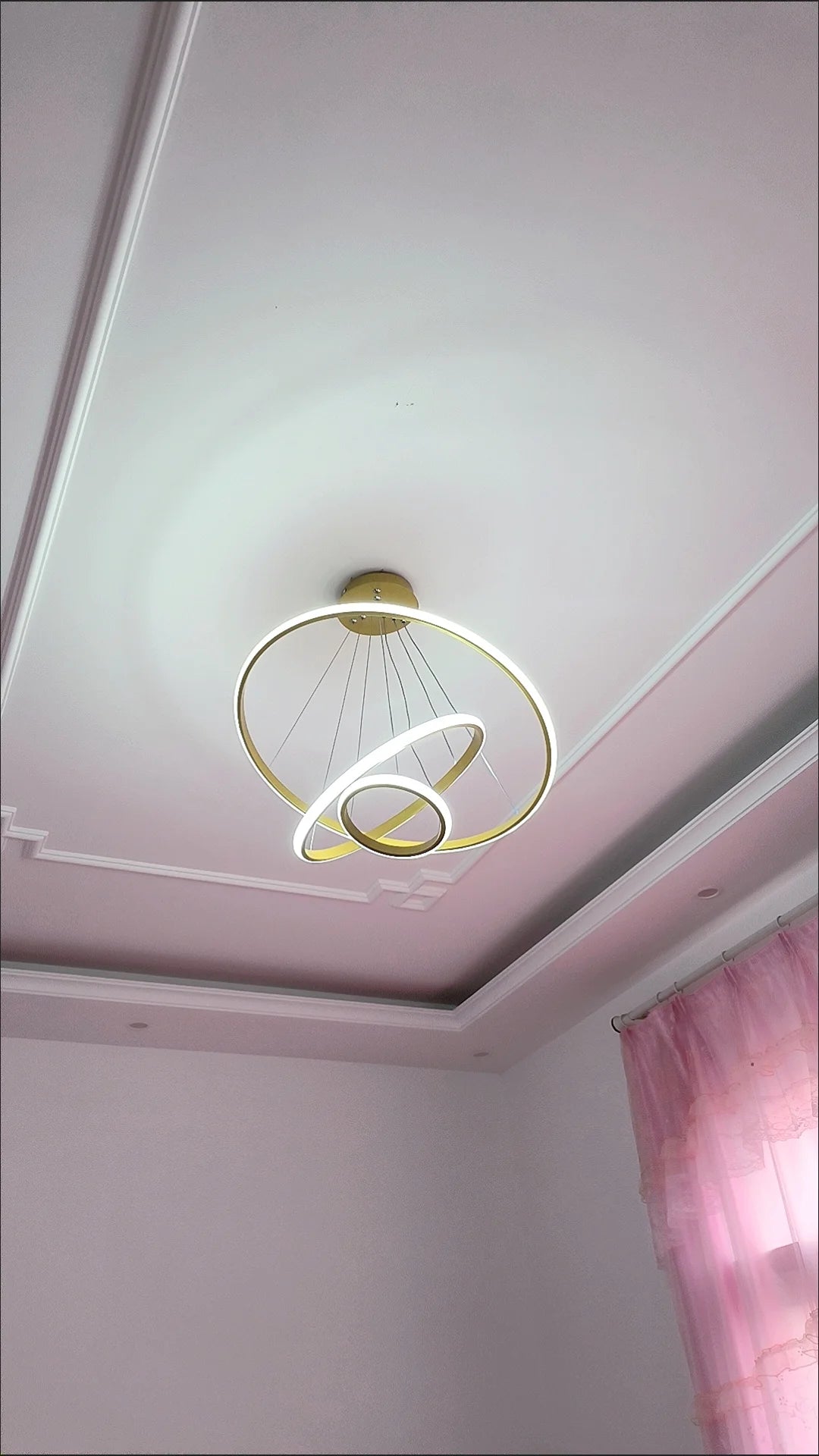 New Nordic minimalist and fashionable smart LED ceiling lights for bedrooms, living rooms, and main hall lights
