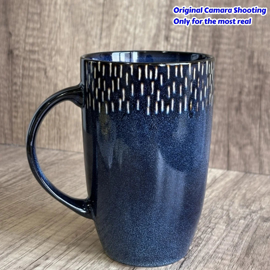 Ceramic Coffee Mug  for Cocoa Cappuccino Latte Cereal Chines Teacup Water Milk Cup Dishwasher Safe Microwave Safe