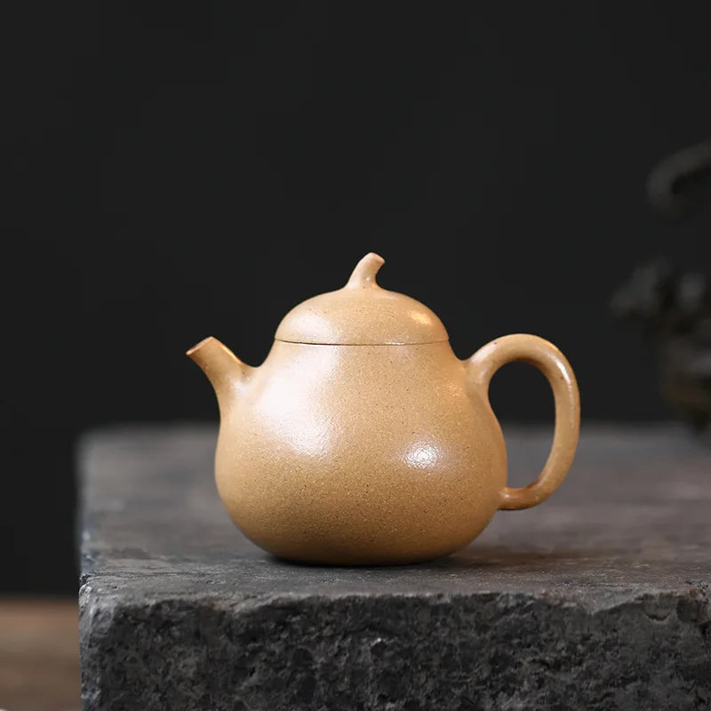 Master Craftsmanship Handmade Purple Clay Teapot Original Ore Clay Handmade Teapot Tea Set High-end Gift Eggplant Teapot