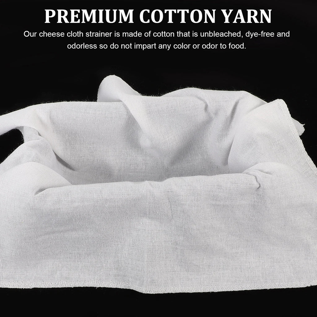 6 Pcs Cotton Gauze Unbleached Muslin Cloths Reusable Cheesecloth Straining Cloth Cheese Cloth For Kitchen Cloth Strainer