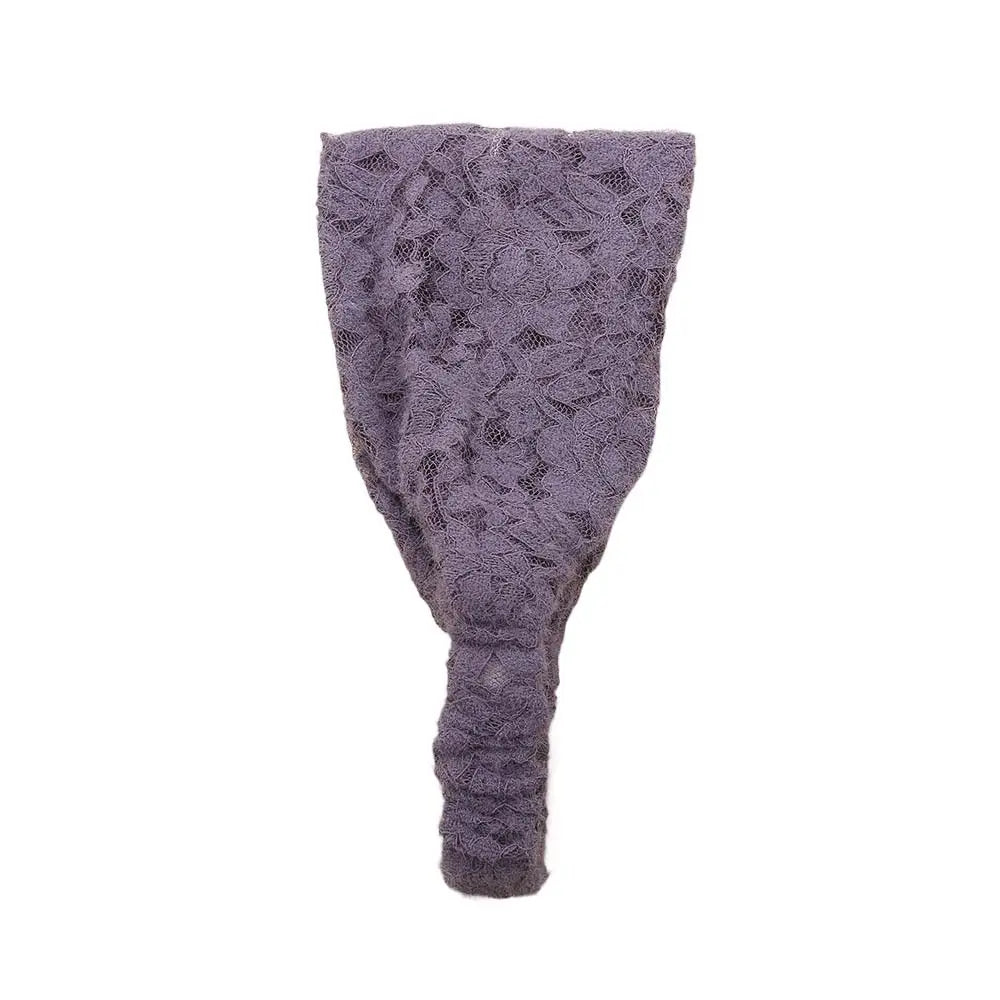 Head Wrap Boho Headband Hair Accessories Women Fashion Solid Hairbands Cloth Turban Lace Elastic Women Hair Band Women