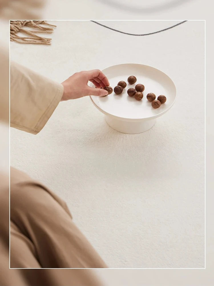Minimalist Solid Color Line Carpet Creative Irregular Living Room Carpets Luxury Art Decoration Rug Comfortable Soft Bedroom Rug
