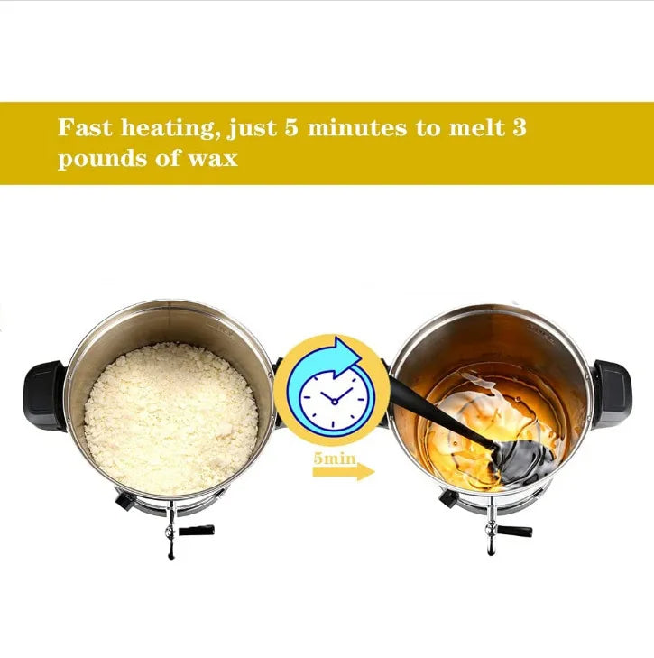 6L/8L/10L/20L Electric Wax Melting Pot Wax Melter for Candle Making Home DIY Warmer Heater Wax Maker Equipment