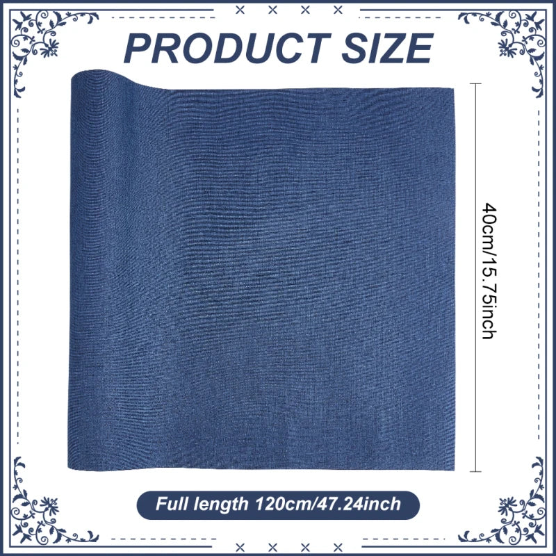 47x15.7 Inch Binding Cloth Linen Cover Fabric Surface Cloth for Binding Upholstery Fabric for Protection DIY Crafts Scrapbooking