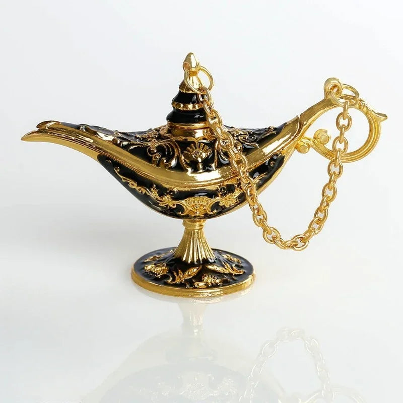 Aladdin Lamp Decoration European Vintage Home Decoration Russian Wishing Lamp Metal Decoration Crafts