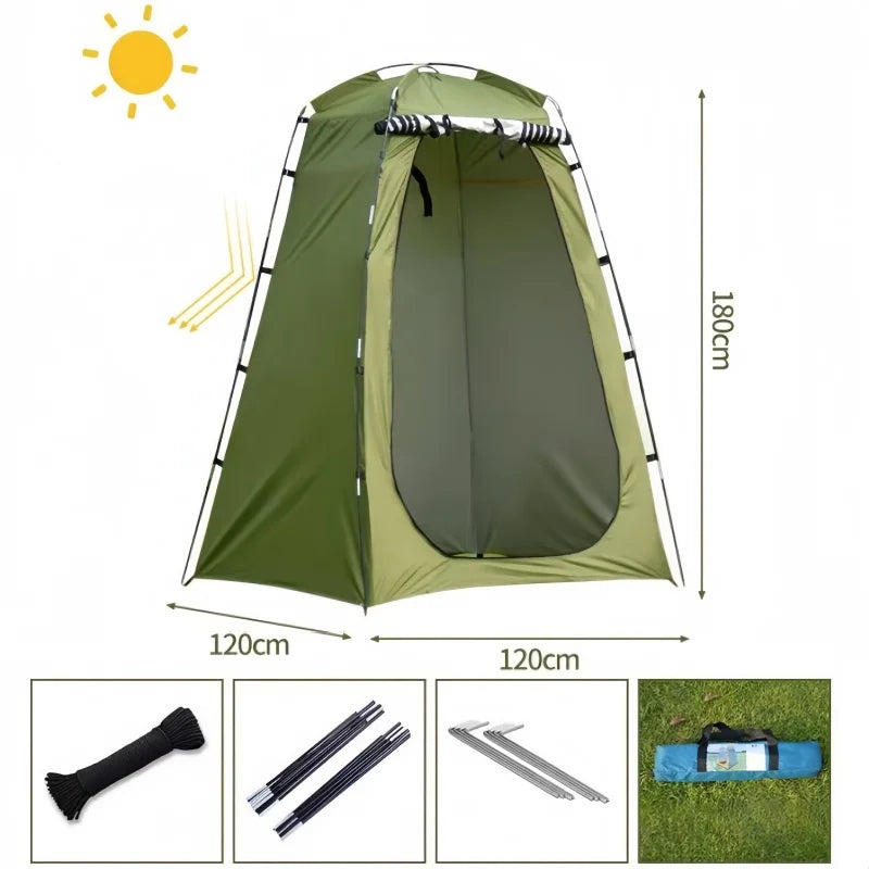 Outdoor Fishing Shade Tent Outdoor Portable Changing Room Waterproof UV Protection Tear-resistant Tent For Camping Travel