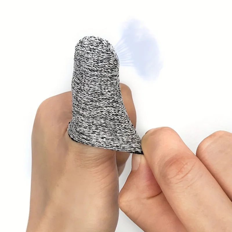 10Pcs 5-level Protection High Performance Anti Cutting Finger Gloves for Outdoor Work in Kitchen